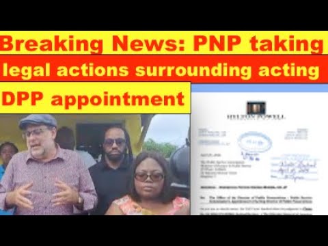 Breaking News: PNP taking legal actions surrounding acting DPP appointment