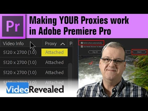 Proxy workflow in Adobe Premiere Pro