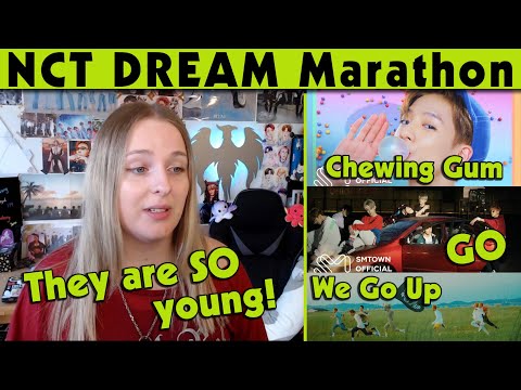 These feel so different! || NCT DREAM Reaction Marathon || 'Chewing Gum' + 'GO' + 'We Go Up'