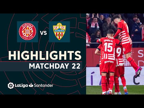 Highlights Girona FC vs UD Almería (6-2)