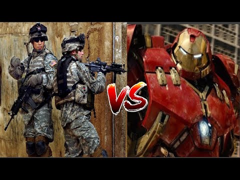 Hulkbuster Vs 1000 US soldier  (1 vs 1) - Ultimate Epic Battle Simulator