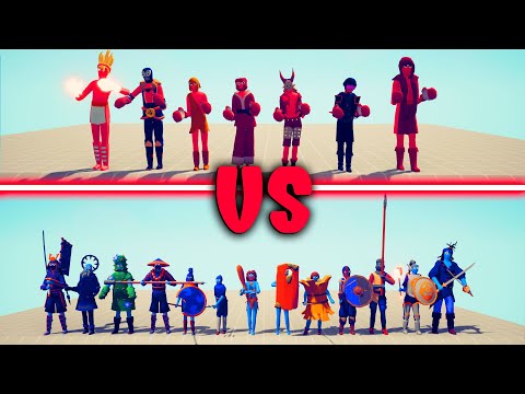 BOXER TEAM vs MELEE TEAM - Totally Accurate Battle Simulator | TABS