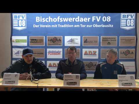 Pressekonferenz Bischofswerdaer FV 08 - VfB 1921 Krieschow 1:0