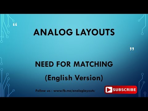 NEED FOR MATCHING - English Version