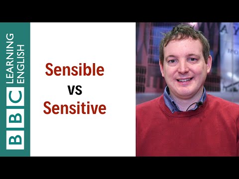What's the difference between 'sensible' and 'sensitive'? - English In A Minute