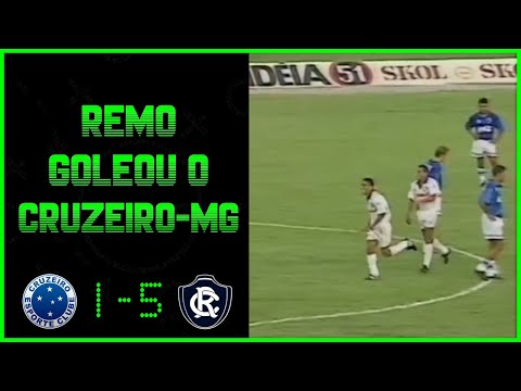 O DIA EM QUE O REMO GOLEOU O CRUZEIRO - Cruzeiro 1x5 Remo - #TBTORÓ