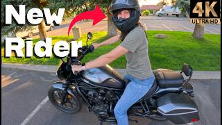 Can a NEW RIDER handle My Honda Rebel 1100 DCT?