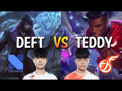 DRX Deft vs KDF Teddy - APHELIOS vs LUCIAN ADC - KR Ranked
