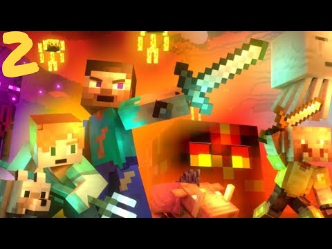 Nether War episode 2 (Alex and Steve life) Minecraft Animation part 2