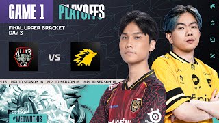 Download lagu ALTER EGO vs ONIC | Playoffs Day 3 | Game 1 | #MPLIDS16 mp3 Download lagu ALTER EGO vs ONIC | Playoffs Day 3 | Game 1 | #MPLIDS16 mp3