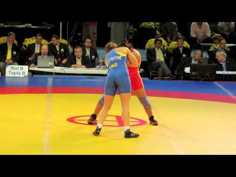 2012 Women's World Championships: 55 kg Bronze Geeta Geeta (IND) vs. Nataliya Synyshyn (UKR)