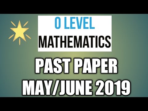 Paper 2||Q#2||Mathematics O level past paper solutions||May/June 2019 4024/11