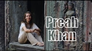 Exploring Preah Khan at the Temples of Angkor, Siem Reap Province, Cambodia