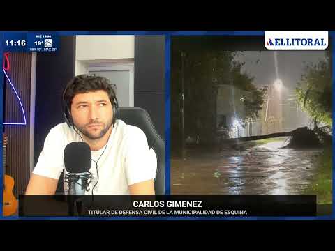 Carlos Gimenez - Defensa Civil de Esquina Corrientes