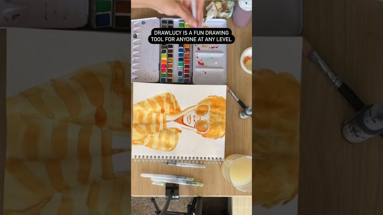 Mia Duvall's LUCY Drawing Tool Experience: Project, Sketch, Paint in 20 Minutes! #drawing #artist