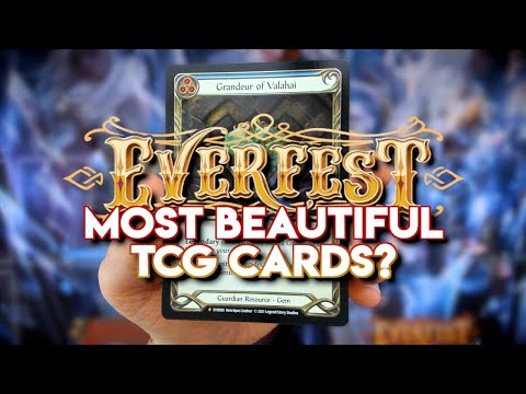Most BEAUTIFUL Cards in TCGs? | Flesh and Blood TCG Everfest Collection Review!