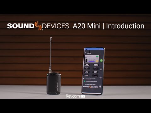 Sound Devices A20 Mini Transmitter | Walkthrough