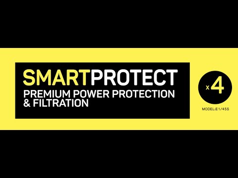 Slide 6 - ! Thor Smart Protect 4. Universal Filter and Surge Protector. 4 Outlets with angle plug for power pack (video)