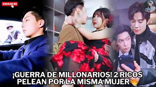 ¡Guerra de Millonarios! 2 Ricos Pelean por la Misma Mujer 🔥 #películas #doramas #el #romance #drama