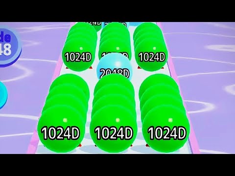 Ball Run 2048 Merge Number New Update Gameplay Level 750