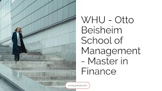 WHU OTTO Masters in Finance