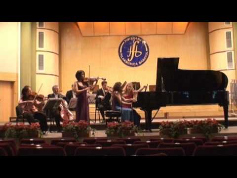 Chausson Concerto violin, piano, string quartet II. Lynn Kuo, Marianna Humetska, Penderecki Quartet