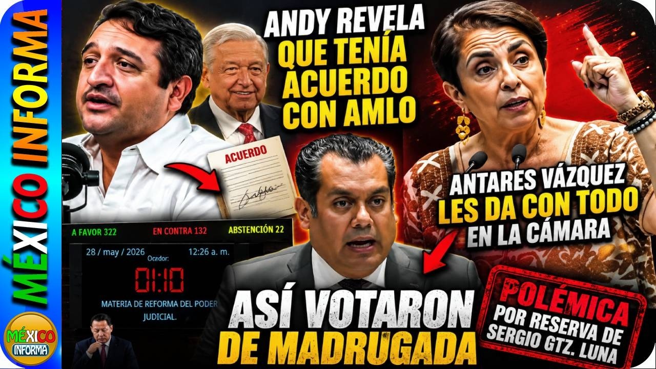 ANDY REVELA QUE TENÍA UN ACUERDO CON AMLO. ANTARES VÁZQUEZ LES DA CON TODO A PRIANISTAS. POLÉMICA