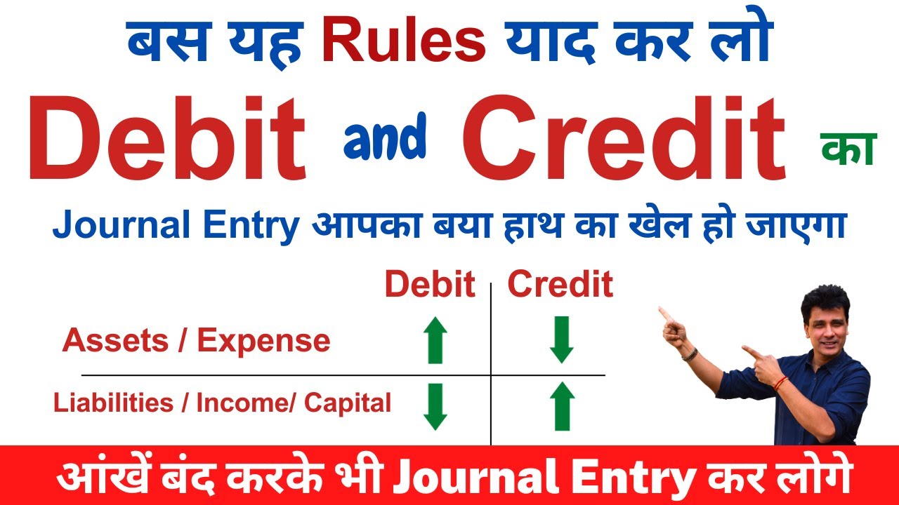 Rules of Debit and Credit in Accounts | Journal Entry Accounting | Golden Rules of Accounts