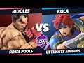 Ludwig Invitational - Riddles (Kazuya) Vs. Kola (Roy) SSBU Ultimate Tournament