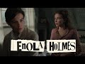 Enola & Tewksbury At The Hotel (Romantic Scene) | Enola Holmes (1080p)