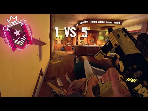 1v5 In Overtime Against Cheaters - Rainbow Six Siege