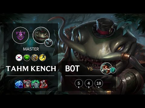 Tahm Kench Bot vs Miss Fortune - KR Master Patch 11.13