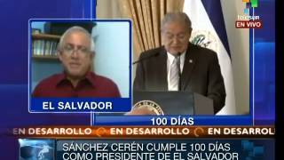 preview picture of video 'El Salvador: Sanchez Ceren reports on his first 100 days in office'