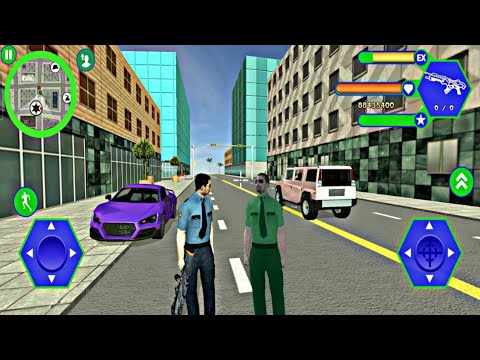 Miami Police Crime Vice Simulator #7 - Killing The All Policeman  - Android Gameplay