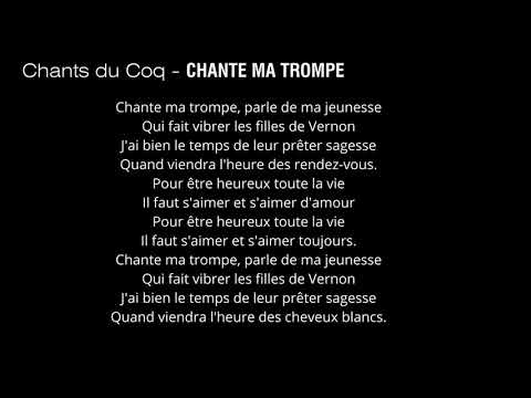 Chants du Coq - CHANTE MA TROMPE