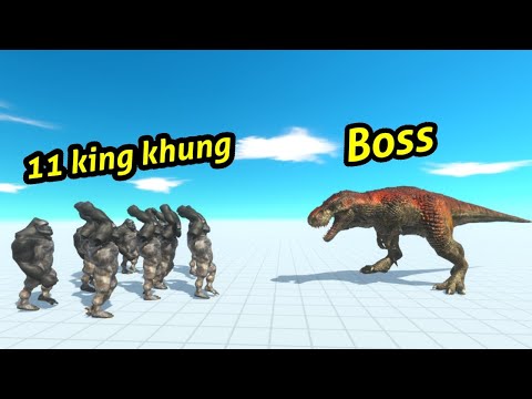 11 King Khung vs the boss factions animal revolt battle simulator