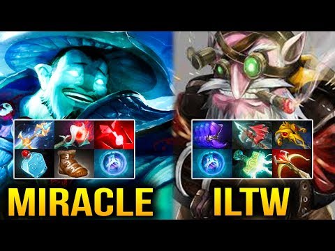 Miracle- Storm Spirit VS iLTW Sniper IllidanSTR - Hard Game Dota 2
