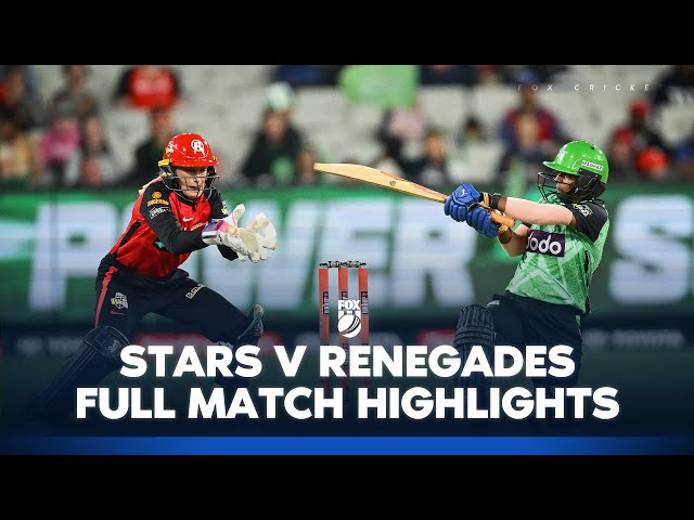Melbourne Stars Women v Melbourne Renegades Women | Full Match Highlights I 15/11/24