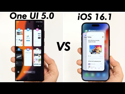 One UI 5.0 vs iOS 16.1 - Which Has Better And Smooth Animations?