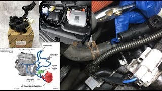 How To Install & Replace 3-Way Coolant Flow Control Valve Toyota Prius Gen II 2004-2009  | P1121 DTC