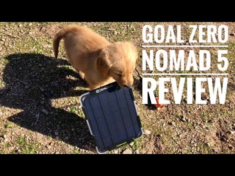 ☀️Goal Zero Nomad 5 Review (and a cute puppy!)☀️ #goalzero