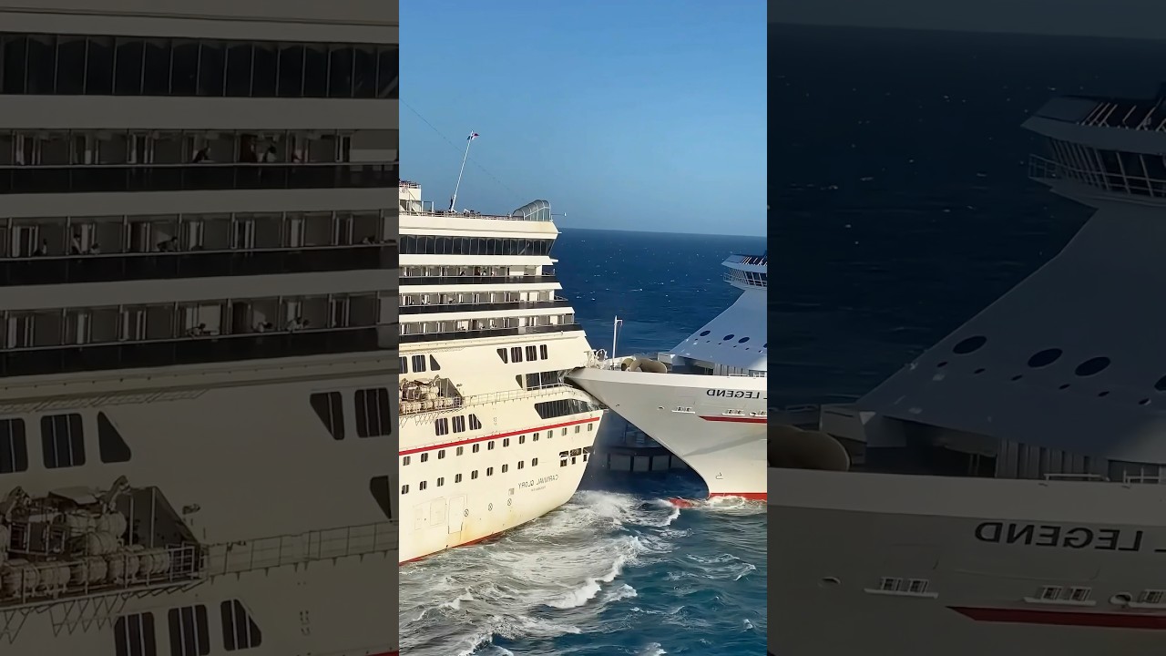 Cruise Ship Crash!😱
