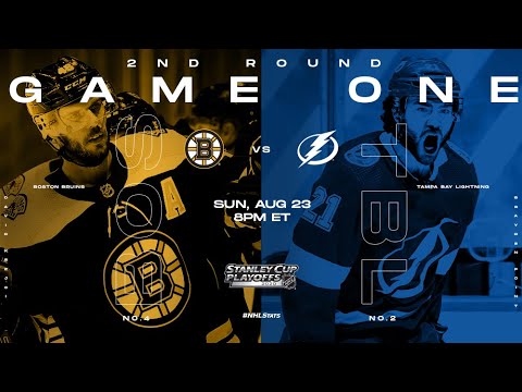 NHL PS4. 2020 STANLEY CUP PLAYOFFS SECOND ROUND GAME 1 EAST: BRUINS VS LIGHTNING.08.23.2020. (NBCSN)