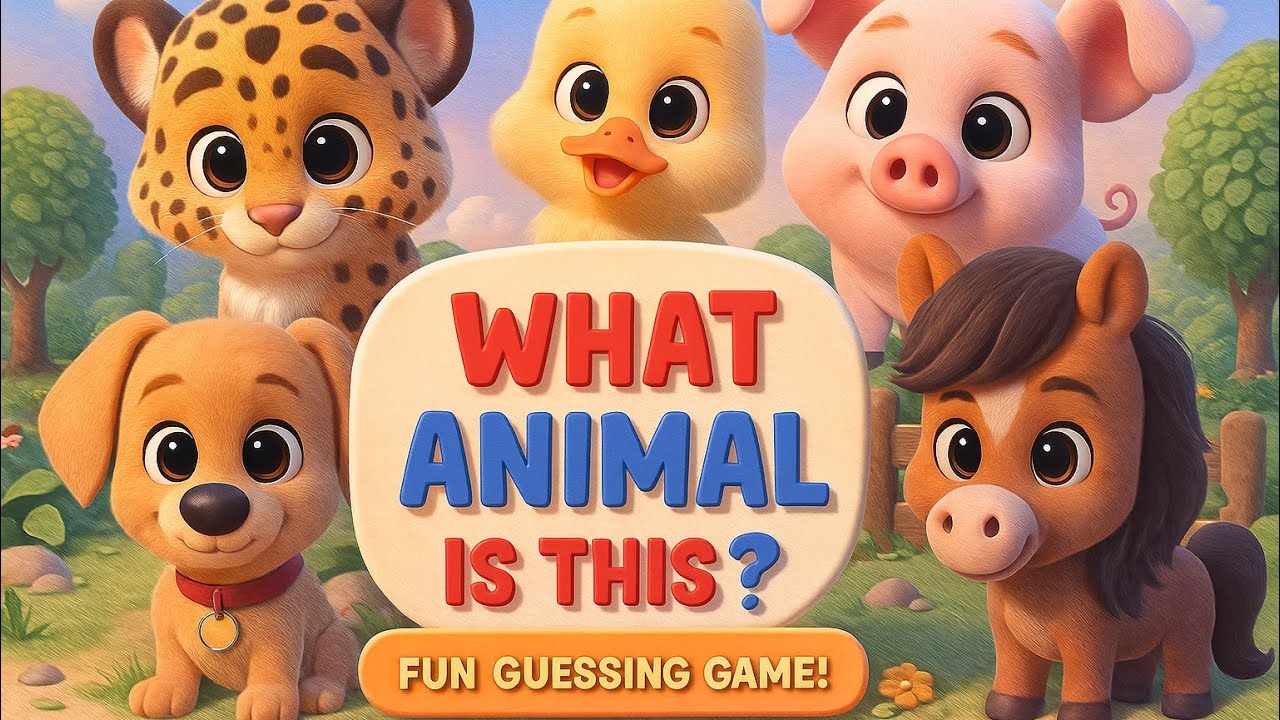 Can You Guess the Animal? | Cute Animal Quiz for Kids 