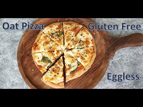 Eggless Oat Pizza | Gluten Free | Chia Seeds | Best Gluten Free Pizza