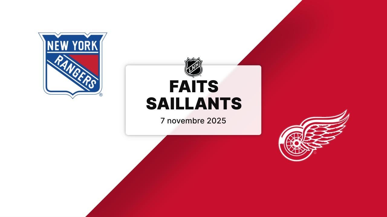 Rangers vs Red Wings | Faits saillants