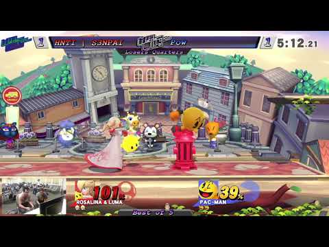 LCV Border Battle - Smash 4 Singles LQF - S3NPAI (Rosalina) vs. Pow (Pac-Man)