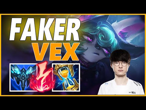 ⚡FAKER VEX MID GAMEPLAY⚡SEASON 11 LEAGUE OF LEGENDS