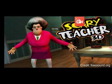 Guruku mengecil😂😂😂-Scary teacher 3D