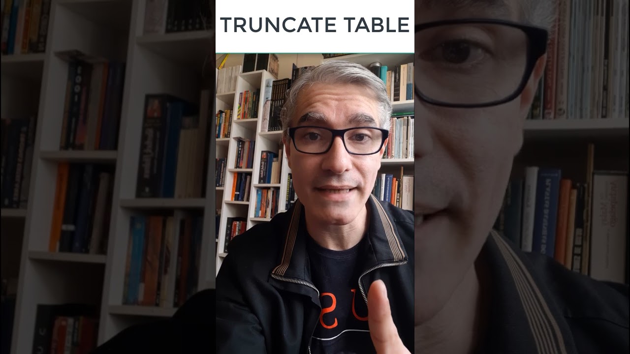 DELETE FROM vs TRUNCATE TABLE   SQL #windows #python #databasemanagementsystem